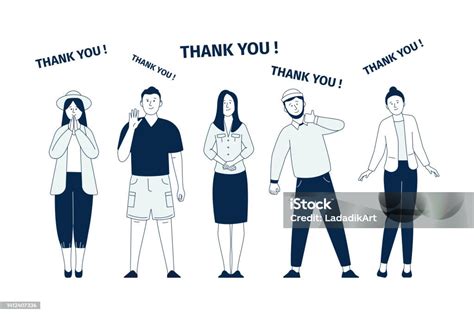 terima kasih konsepnya orangorang berterima kasih tanggapan bisnis