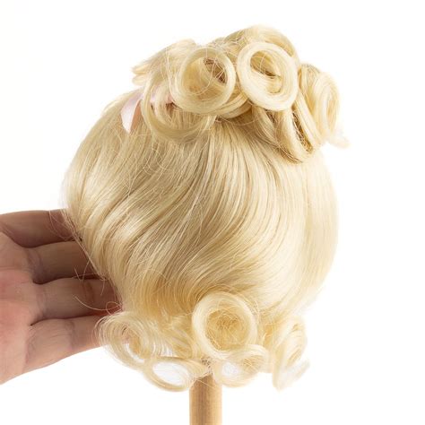 Monique Modacrylic Pale Blonde Peta Doll Wig Doll Hair Doll Supplies Craft Supplies