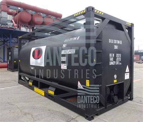 Bitumen Tank Forklift HC Flame Tube Danteco ISO Tank Container