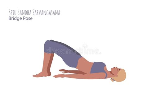 Blonde Woman In Violett Lavender Outfit In A Yoga Pose Stock Vector Illustration Of Character