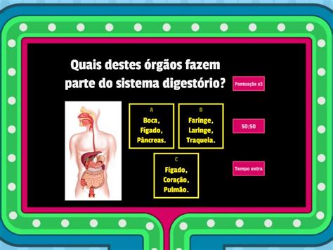 Quiz Sobre Sistema Digestório