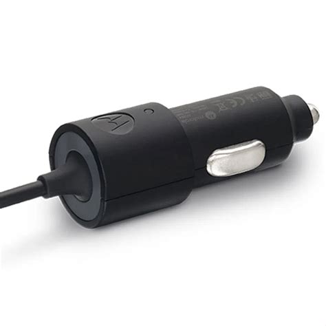 Carregador Veicular Motorola Turbo Power 15w Com Cabo Usb C