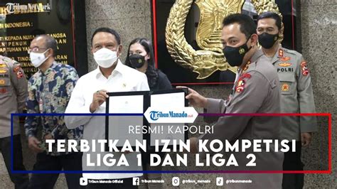 Kapolri Terbitkan Izin Kompetisi Liga Dan Liga Dengan Prokes Ketat