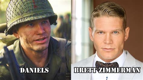 CALL OF DUTY WWII Characters And Actors YouTube