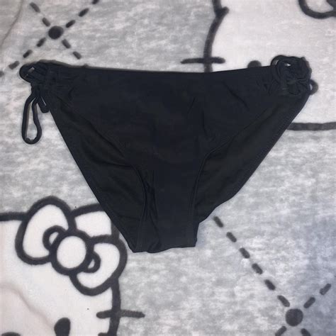 Women S Black Bikini And Tankini Bottoms Depop