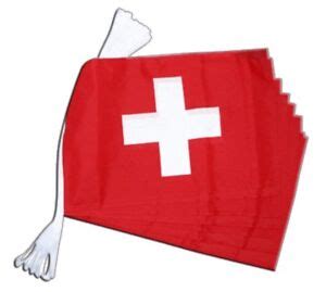 Fahnenkette Flaggenkette Girlande Schweiz Fahnen Flaggen 30x45cm EBay