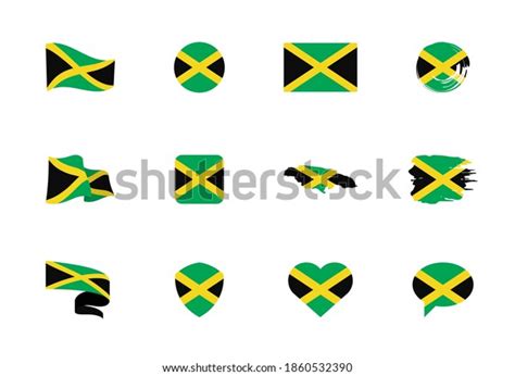 Jamaica Flag Logo: Over 1,051 Royalty-Free Licensable Stock Vectors ...