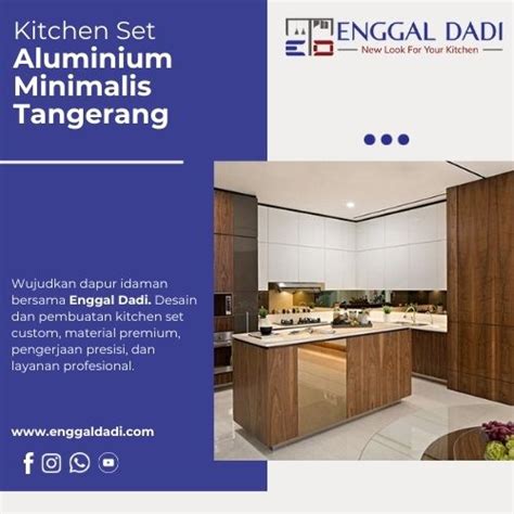 Kitchen Set Aluminium Minimalis Tangerang Enggal Dadi