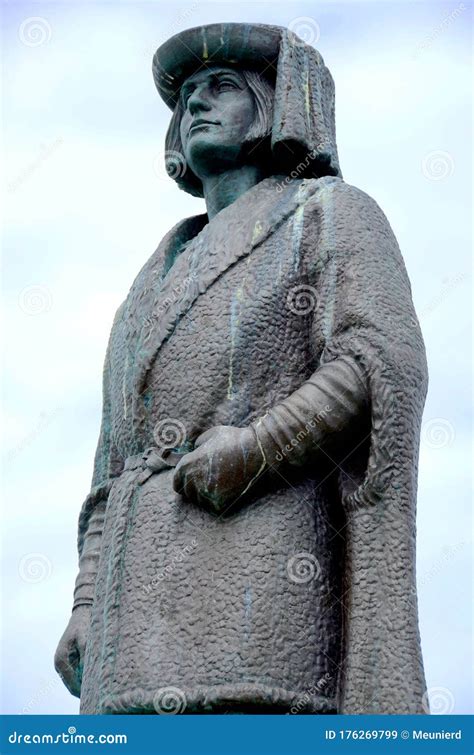 John Cabot Statue At Confederation Building Editorial Photo