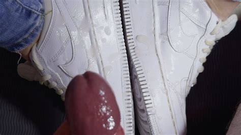 Watch Shoejob With Cum Stained Nike AF Cumshot On Shoes Porn Video NudeSpree