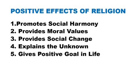 What Is Positive And Negative Effects Of Religion Templates Sample