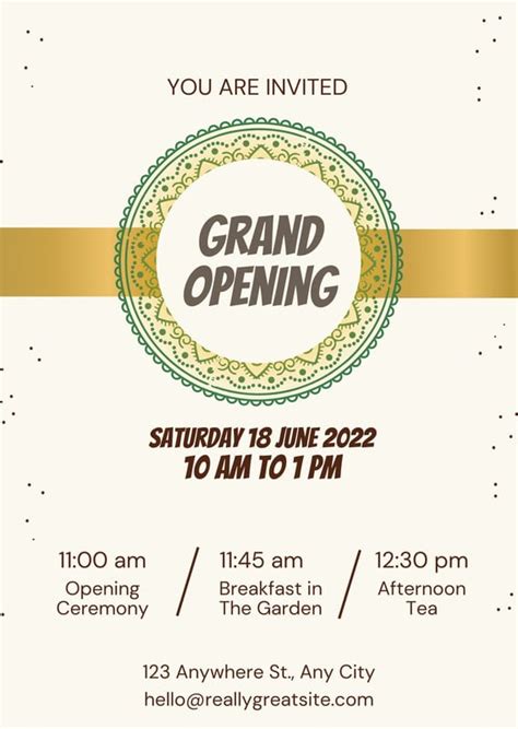 Customize 99 Grand Opening Invitation Templates Online Canva