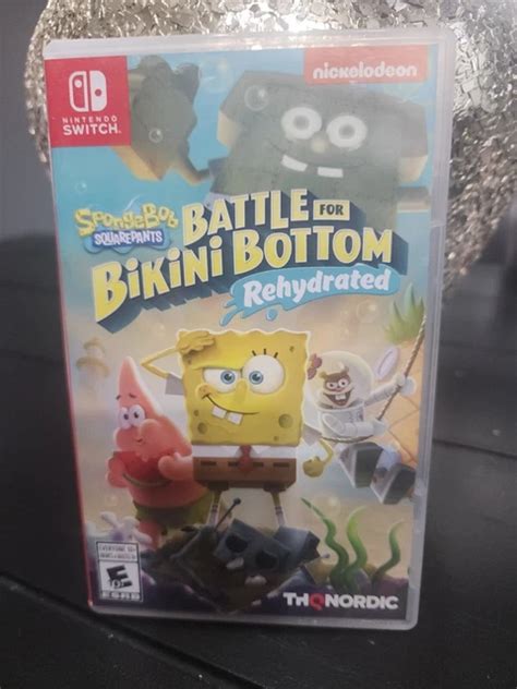 Spongebob Squarepants Battle For Bikini Bottom Rehydrated Nintendo Switch Picclick Ca