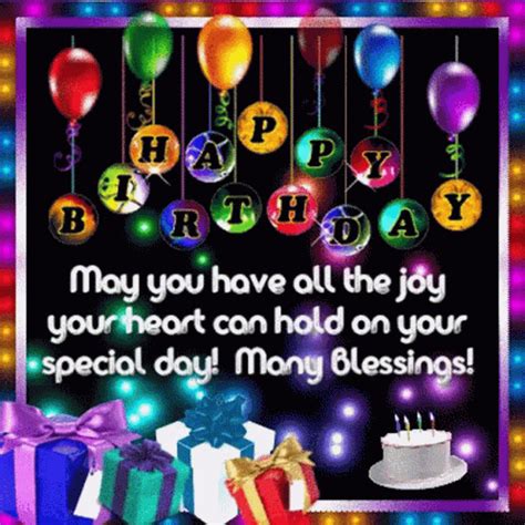 Happy Birthday Joy GIF - HappyBirthday Joy Blessings - Discover & Share GIFs