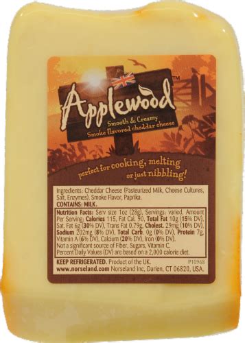 Applewood Smoked Cheddar Cheese, 1 Lb - Kroger