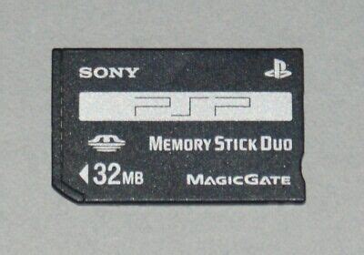 Mb Official Sony Memory Stick Duo Psp Memory Card Playstation