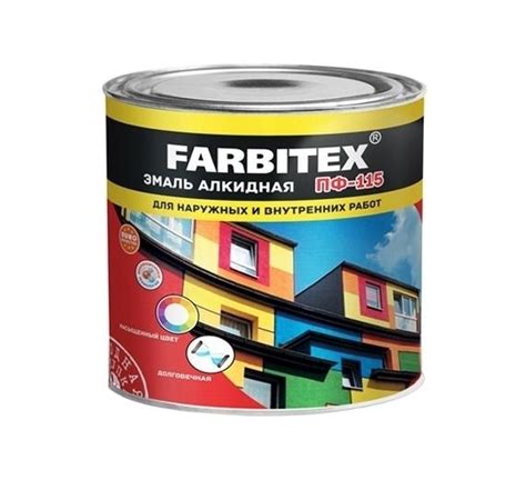 Купить FARBITEX ПФ-115 голубая 2.7 кг в кредит в Алматы – Kaspi Магазин