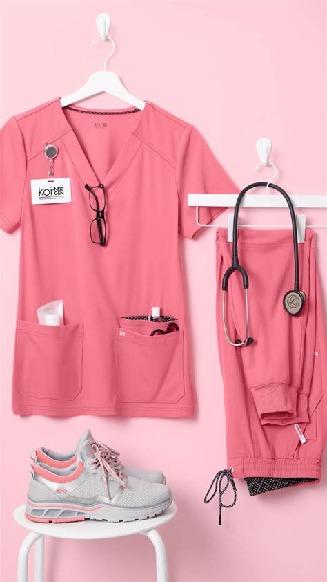 Koi Scrubs Pink Scrubs Cute Scrubs Scrubs Nursing Nursing Clothes