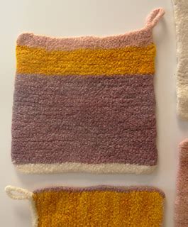 Ravelry Four Felted Hot Pads Pattern By Purl Soho