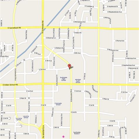 Phoenix Map Tourist Attractions Travelsfinderscom