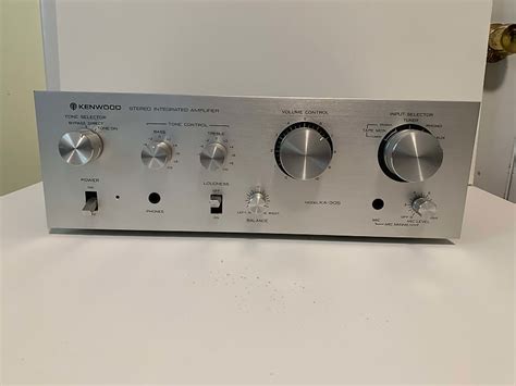 Kenwood KA-305 1970s Silver | Reverb