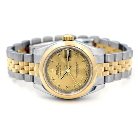 Mm Rolex K Yellow Gold And Stainless Steel Oyster Perpetual