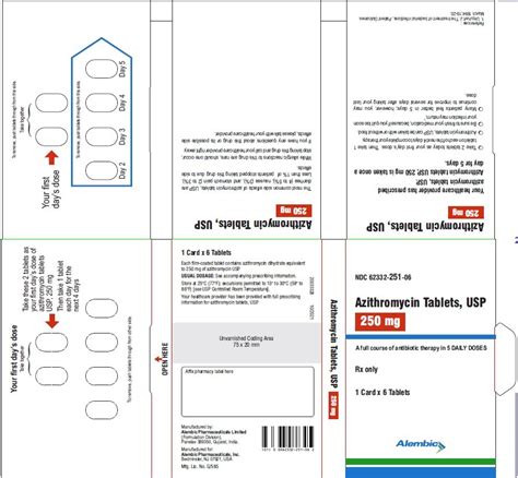 Azithromycin Tablets Package Insert