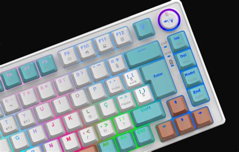 Teclado Gamer Superframe Ribbon Wireless Rgb Switch Red Tkl Abnt Hot Swap Sem Fio White Green