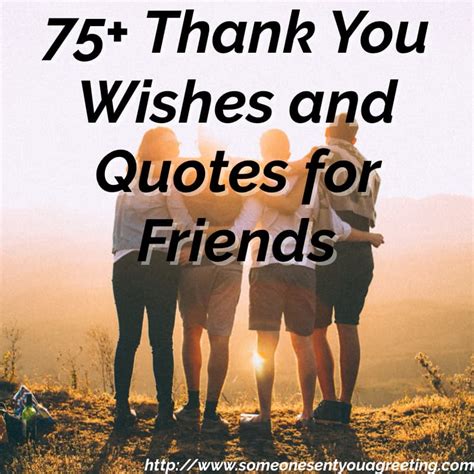 75+ Thank You Quotes for Friends to Show Appreciation - Someone Sent ...