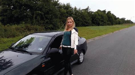 Tiffany First Revving Hot Car Girls Clips4sale