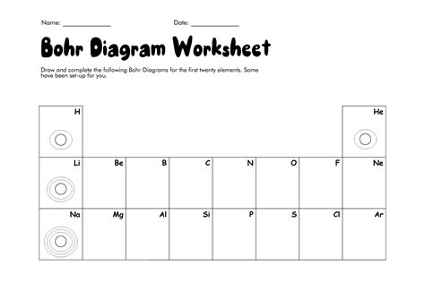 19 Bohr Diagram Worksheet Free Pdf At