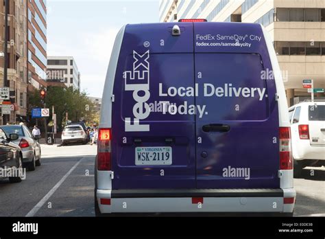 Fedex Delivery Van Truck High Resolution Stock Photography And Images