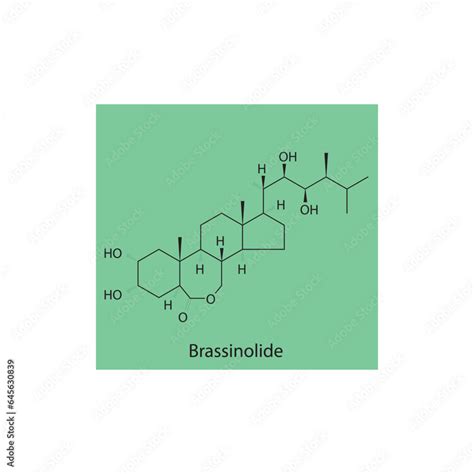 Brassinolide Plant Steroid Growth Regulator Molecular Structure