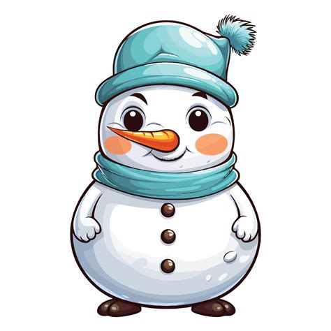cute snowman clip art