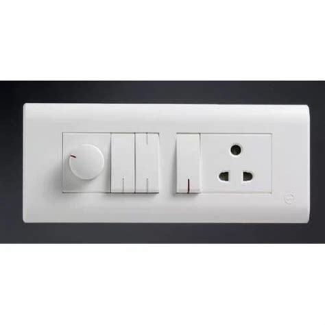 white home modular switch   piece  thane id