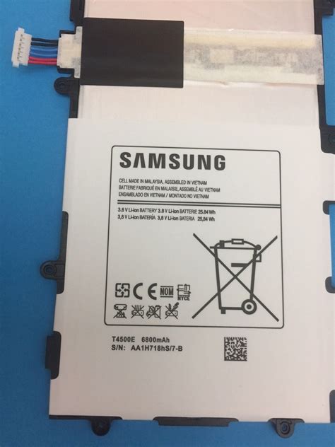 Batterie Originale Samsung T4500e Tablet Galaxy Tab 3 100 Original 6800mah New Ebay