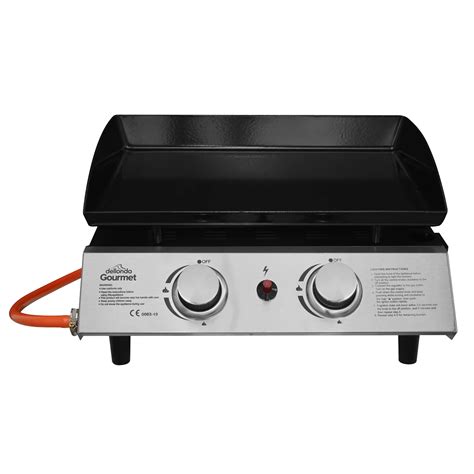 Burner Gas Plancha Grill Bbq Outdoor Griddle Uk