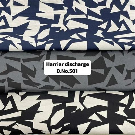 Cotton Discharge Print Fabric At Rs Meter Printed Cotton Fabric