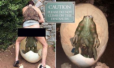 Semi Naked Woman Caught Performing A Sex Act On A DINOSAUR In Devon Daily Mail Online