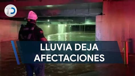 Lluvia Y Tormenta El Ctrica Causan Encharcamientos Y Dejan Autos