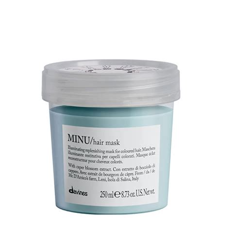 ДАВИНЕС МИНУ МАСКА ЗА БОЯДИСАНА КОСА 250 мл. / DAVINES MINU HAIR MASK ...