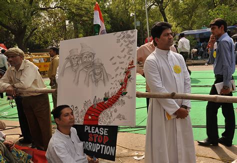 Anti Corruption Movement In India On Behance
