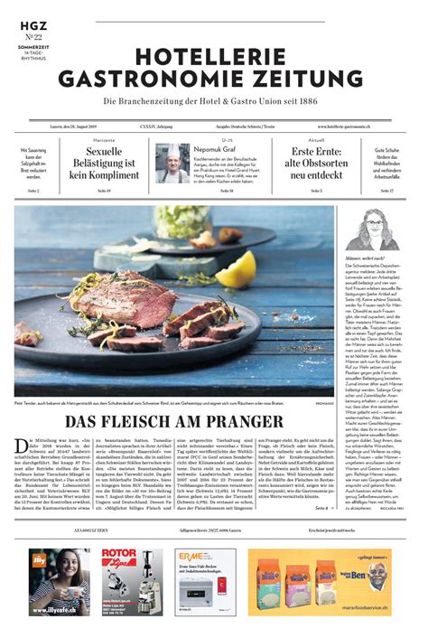 Hg Zeitung By Hotellerie Gastronomie Verlag Issuu