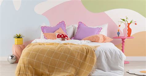 Big Bright Shapes Wall Mural Hovia