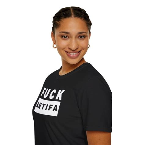 Fuck ANTIFA Short Sleeve T Shirt By Trump Is Punk Rock Trump Is Punk Rock