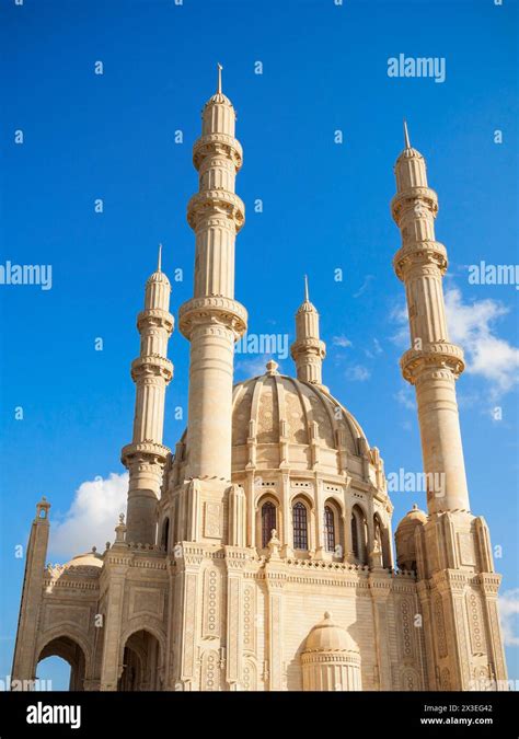 The Heydar Aliyev Mosque In Baku Azerbaijan Stock Photo Alamy