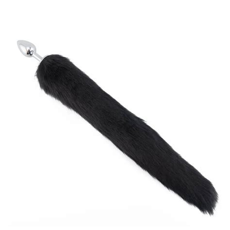 Plug Anal Tamanho X Cm Rabo De Cm Preto Essence Sex Shop Envio Discreto