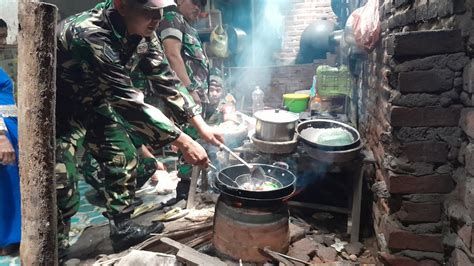 Babinsa Masuk Dapur Babinsa Koramil 03 Cabangbungin Kodim 0509 Kab