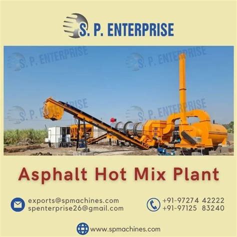 SP Enterprise Chain Asphalt Hot Mix Plant V Capacity Tph At Plant In