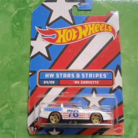 Jual Hot Wheels Hotwheels Chevy Corvette Hw Stars Stripes Putih Hw Shopee Indonesia
